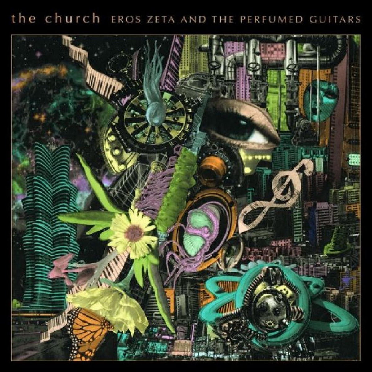 The Church - Eros Zeta & The Perfumed Guitars (ORANGE WITH BLACK SPATTER VINYL) Vinyl Record