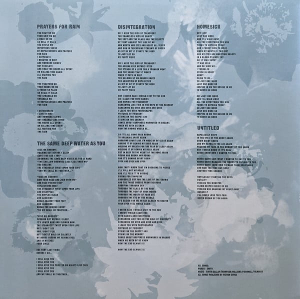 The Cure - Disintegration (180 GRAM VINYL) | Mint (M) Mint (M)