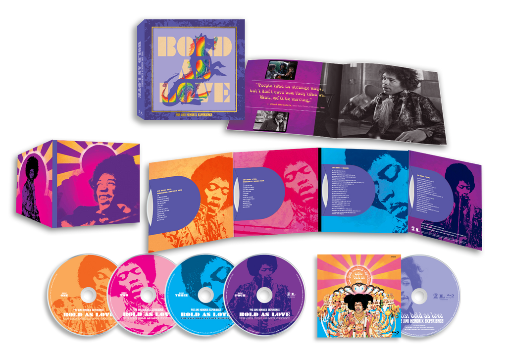 Bold As Love (4CD + Blu-Ray Box Set) Music CD