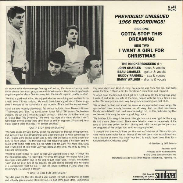 Gotta Stop This Dreaming / I Want A Girl For Christmas (7" VINYL) | Mint (M) Mint (M)