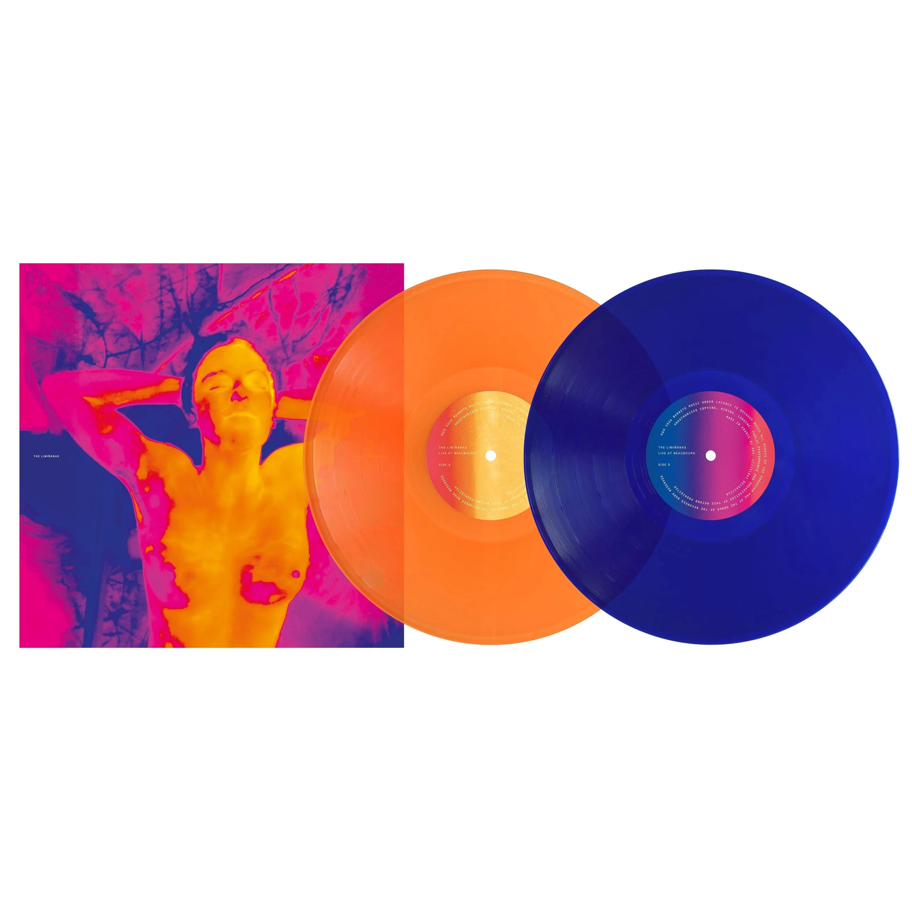The Limiñanas - Live At Beaubourg [Clear Blue/Clear Orange] [2LP] Vinyl Record