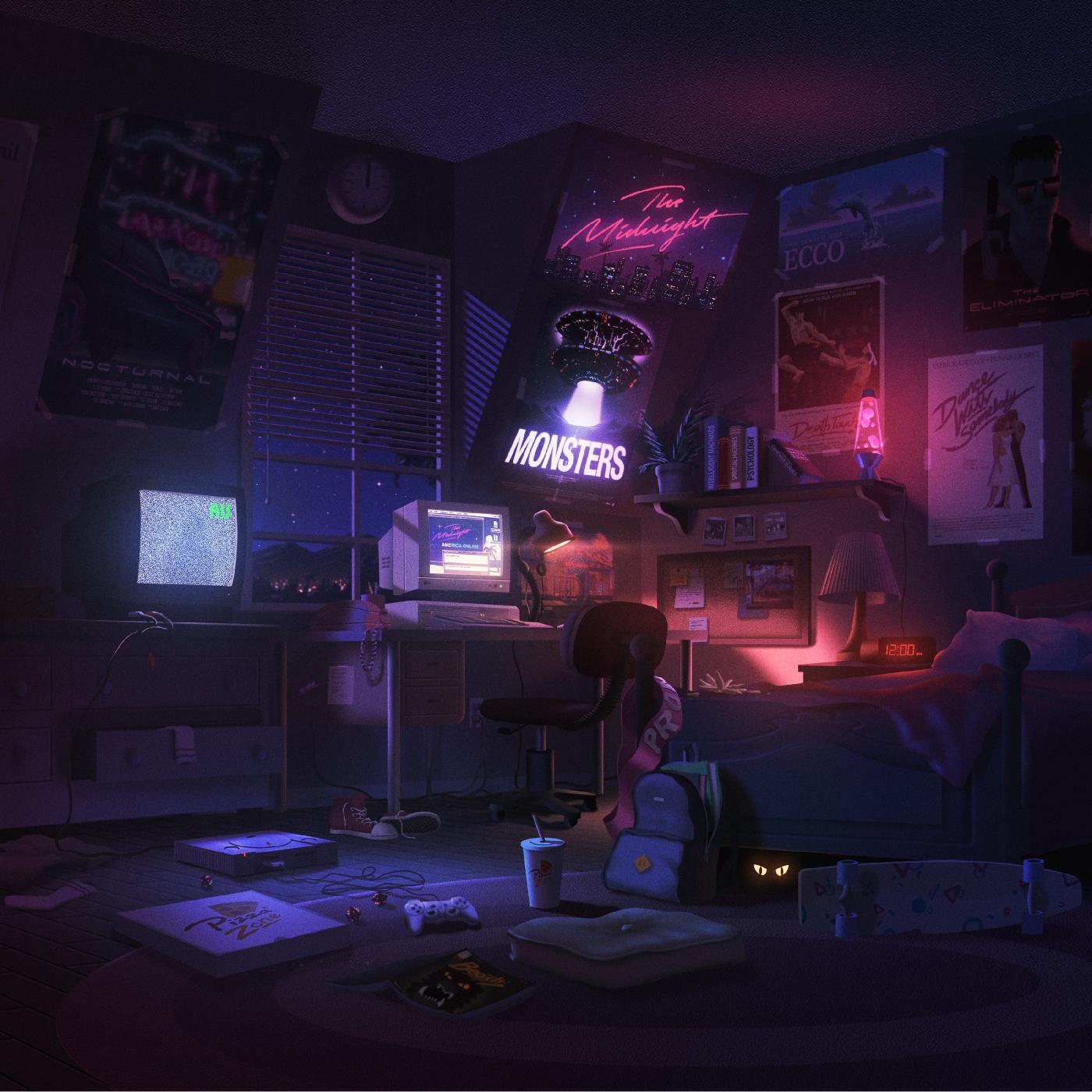 Monsters + Instrumentals (2CS, PURPLE CASSETTE) Music Cassette Tape