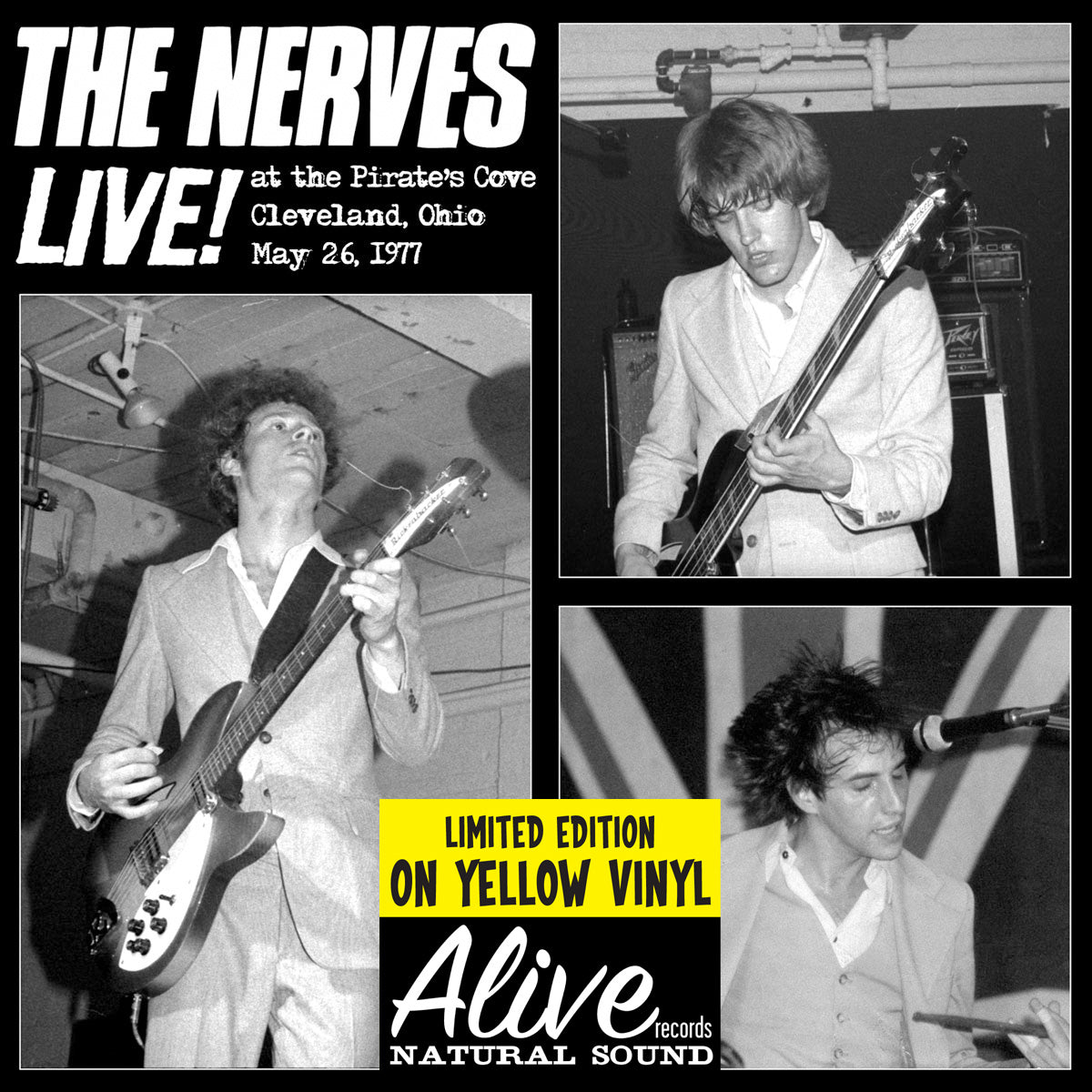 The Nerves - Live At The Pirate'S Cove Yellow Vinyl (Yellow Vinyl) Vinyl Record