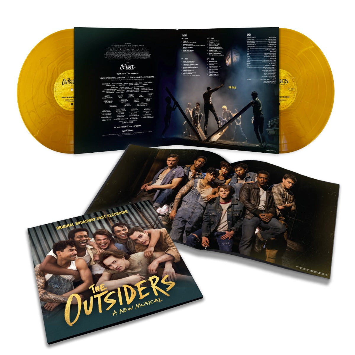 The Outsiders - A New Musical (Original Broadway Cast Recording) (2Lp) (Stay Gold Version) Vinyl Record