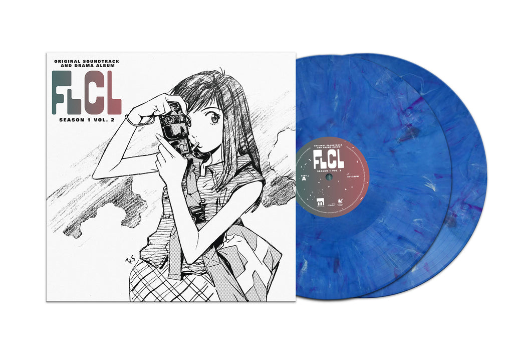 The Pillows FLCL Season 1 Vol. 2 - Drama Album (Colored Vinyl, BlueMarble, Gatefold LP Jacket) (2 Lp's) Vinyl Record