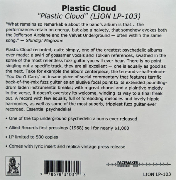 The Plastic Cloud (VINYL) | Mint (M) Mint (M)