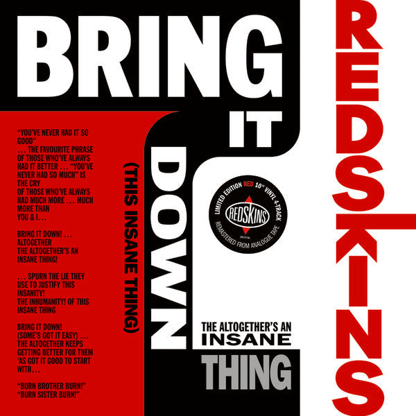 Bring It Down (This Insane Thing) Vinyl Record