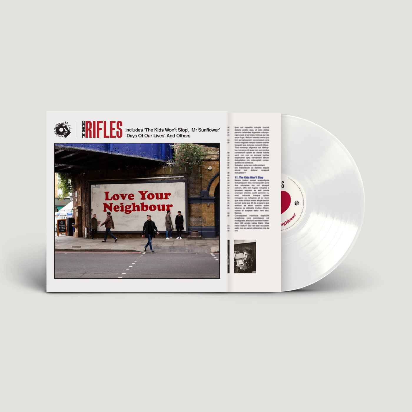 The Rifles - Love Your Neighbour (White Vinyl) Vinyl Record