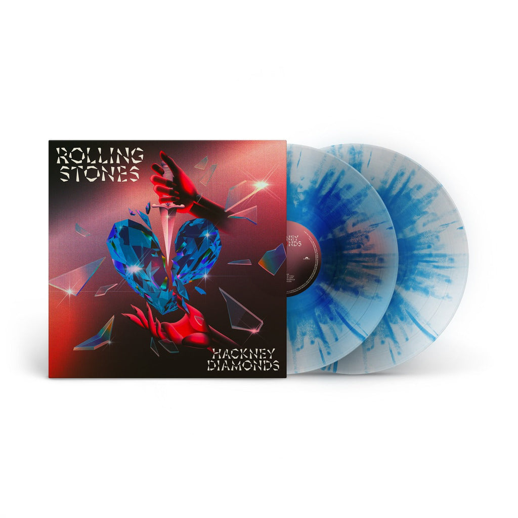 Hackney Diamonds (1 Year Anniversary) (Limited Edition, Clear W/ Blue Splatter Colored Vinyl, 180 Gram Vinyl, Booklet) (2 Lp's) Vinyl Record