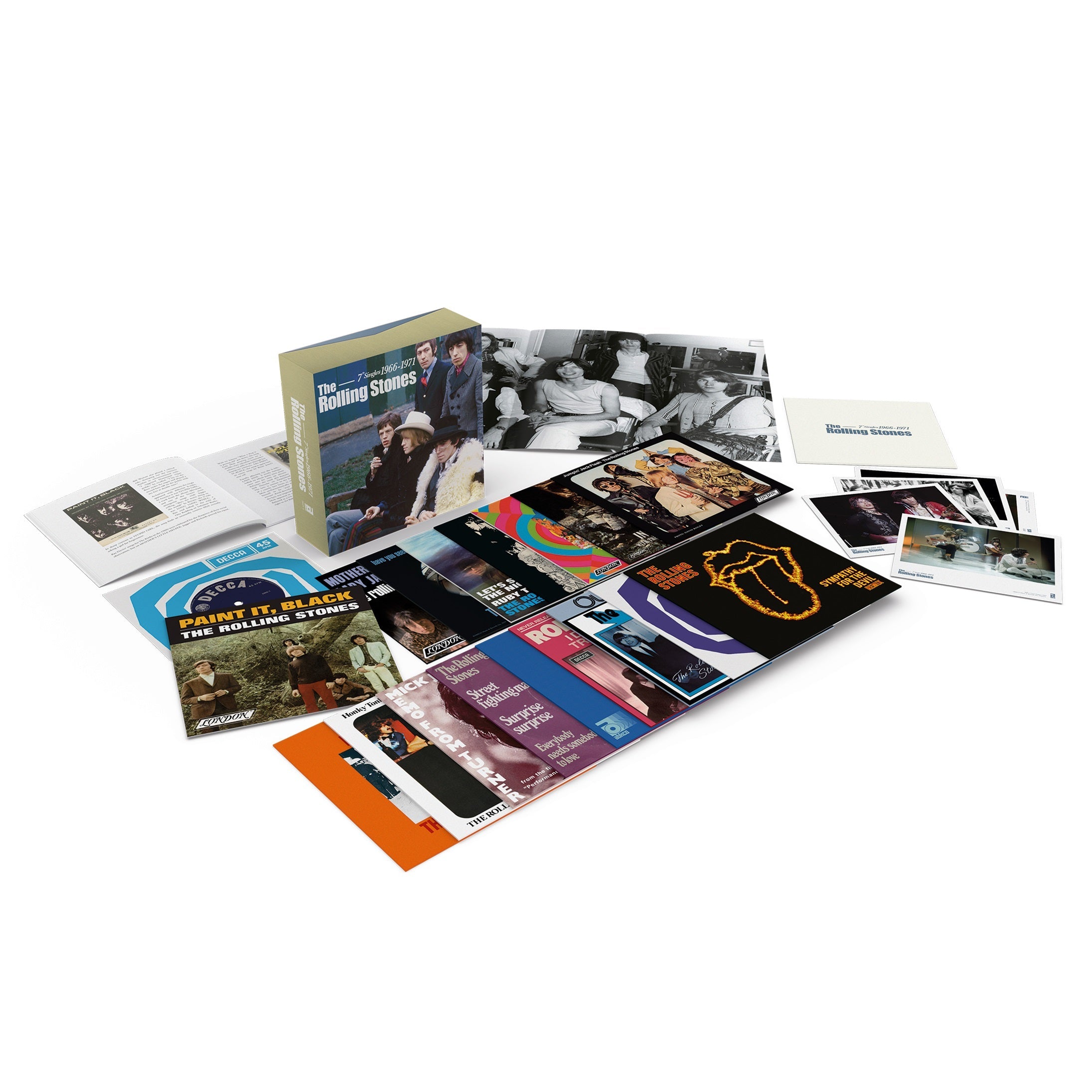 The Rolling Stones Singles 1966-1971 [18 x 7" Single Boxset] | Mint (M) Mint (M)