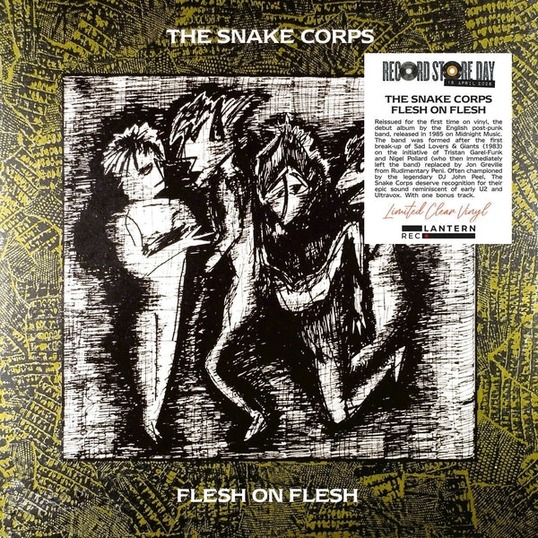 The Snake Corps - Flash On Flash (Clear Vinyl) [LP] Vinyl Record