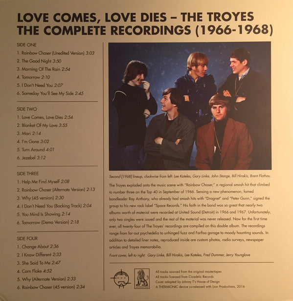 Love Comes, Love Dies - The Complete Recordings | Mint (M) Mint (M)