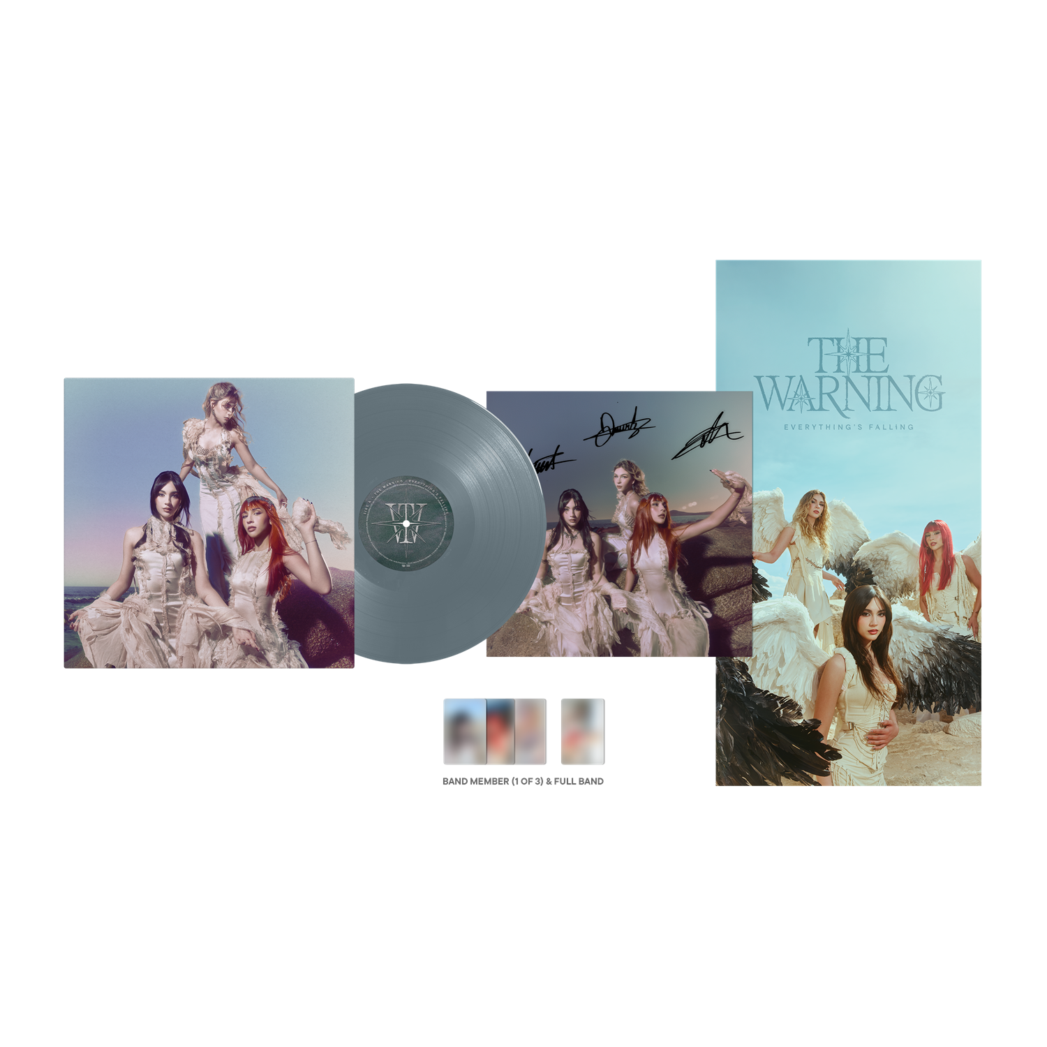 PRE-ORDER The Warning - Everything’s Falling (Indie Exclusive) [Deep Ocean Lp] [Signed Insert/Alt Cover] Vinyl Record