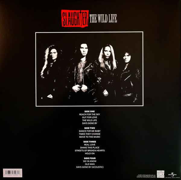 Slaughter - The Wild Life (Red & White, 180g, 2LP) Vinyl Record