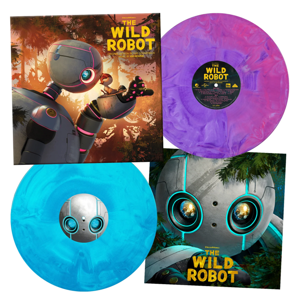 THE WILD ROBOT Original Motion Picture Soundtrack Music (Deluxe 2xLP "Roz" Hand Poured) Vinyl Record