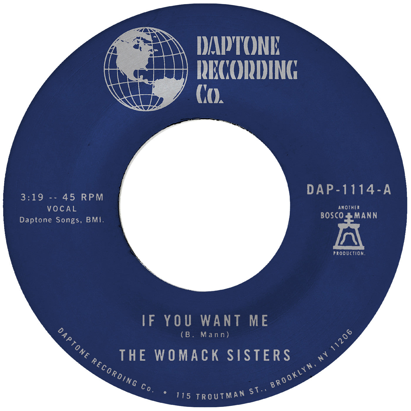 If You Want Me B/W I Just Don'T Want You (To Say Goodbye) Vinyl Record