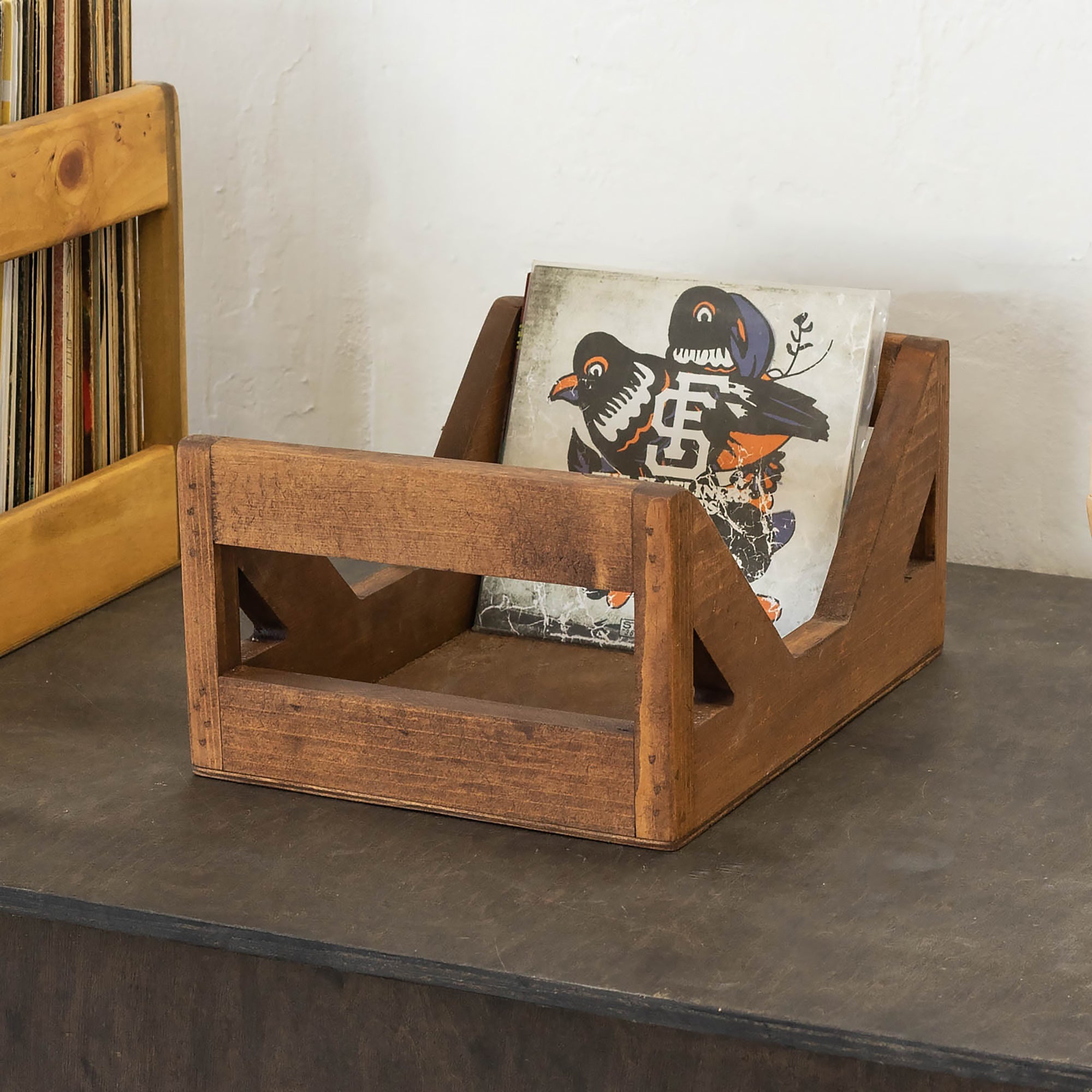 The 7 Inch Vinyl Record Wood Crate