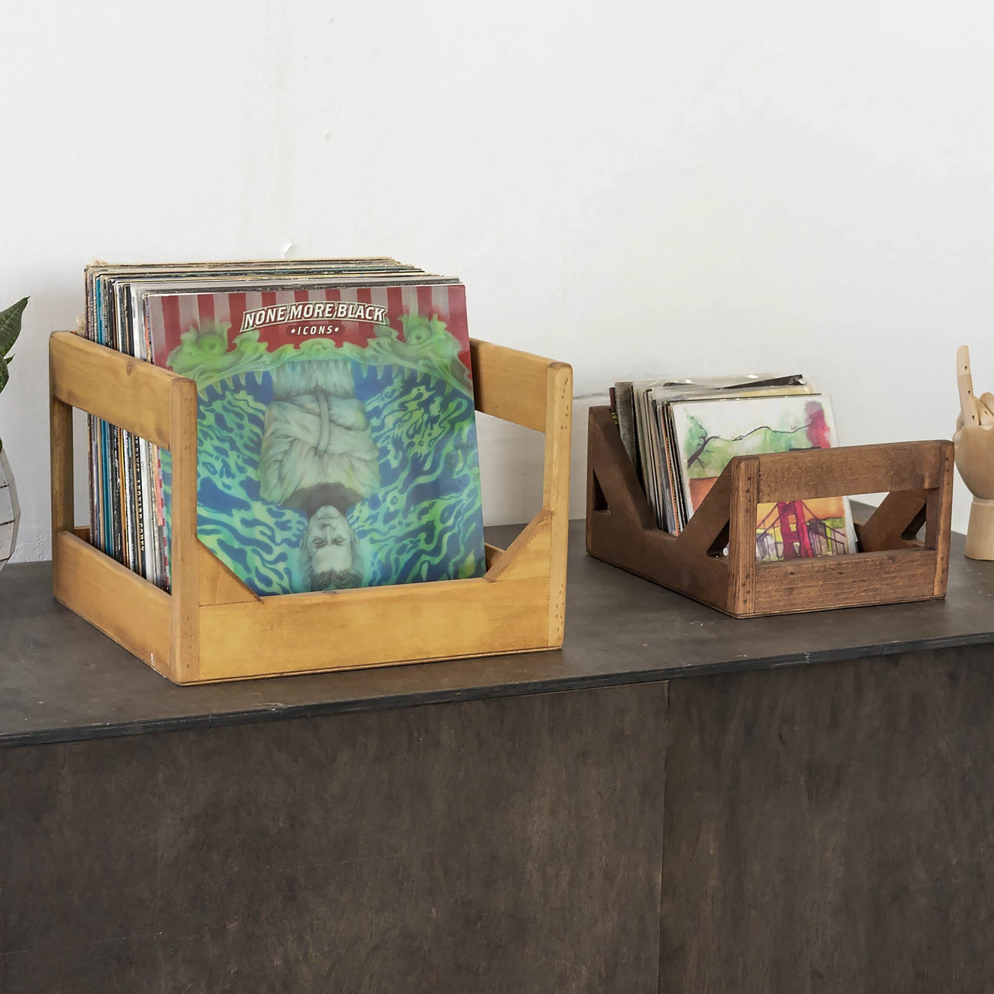 The 7 Inch Vinyl Record Wood Crate