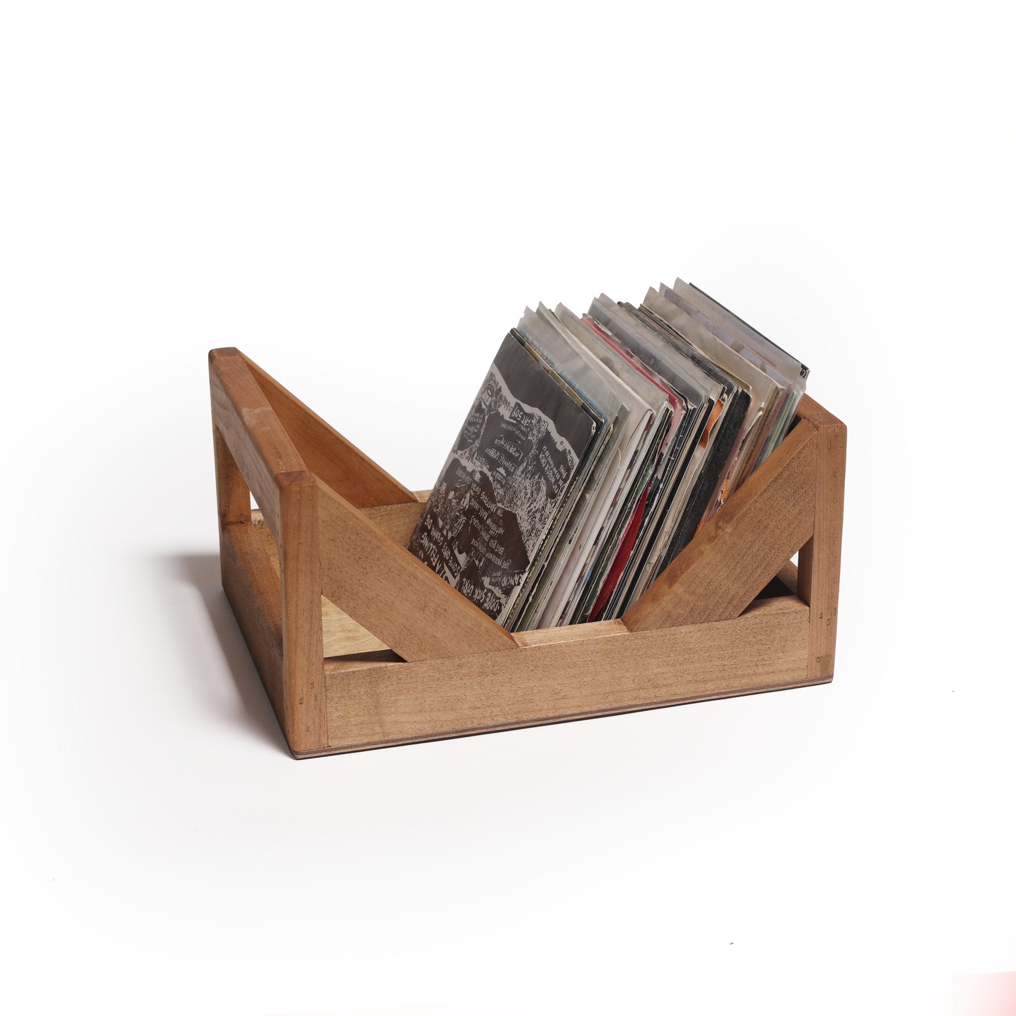 The 7 Inch Vinyl Record Wood Crate