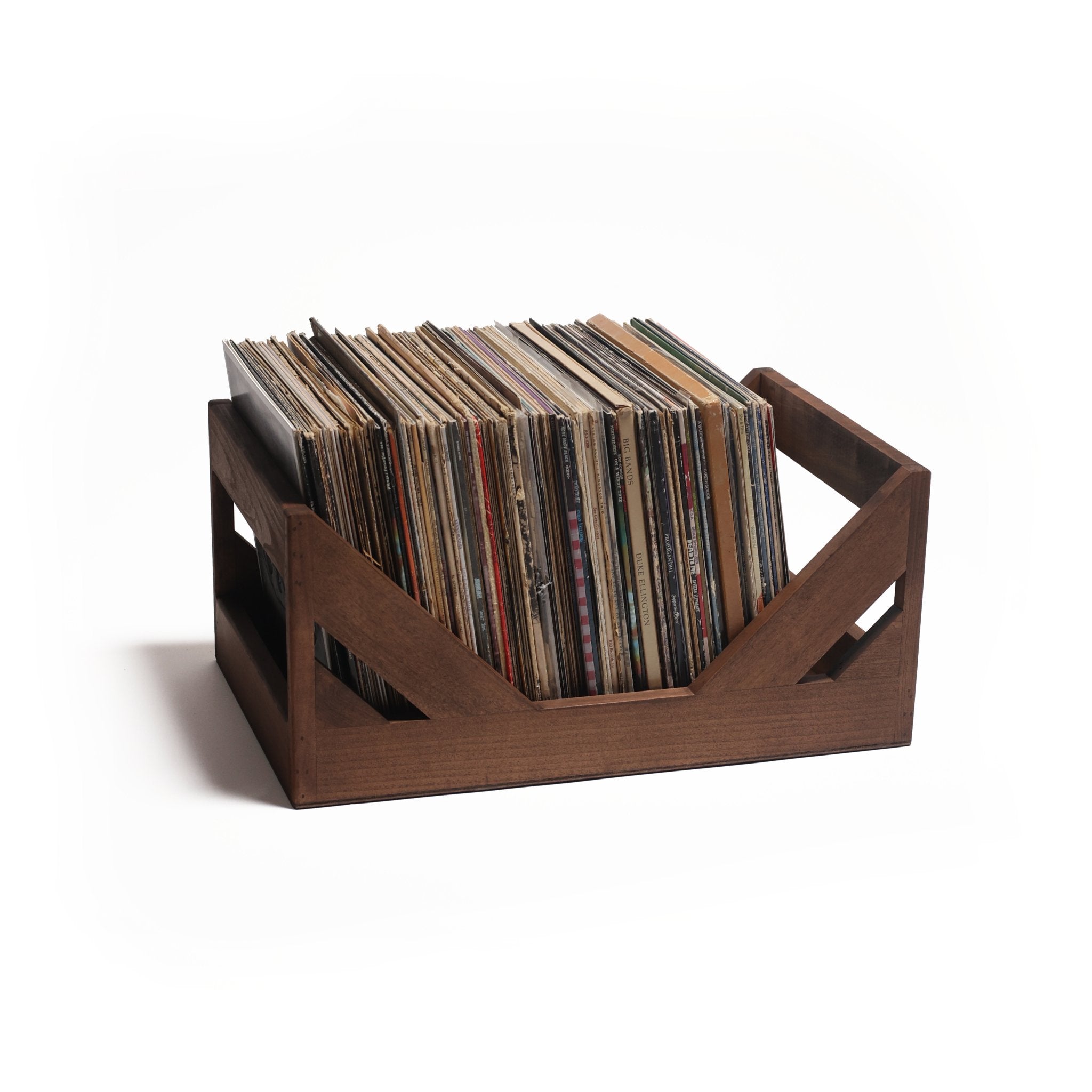 The Milk Crate Alternative: 12" Vinyl Record Wood Storage