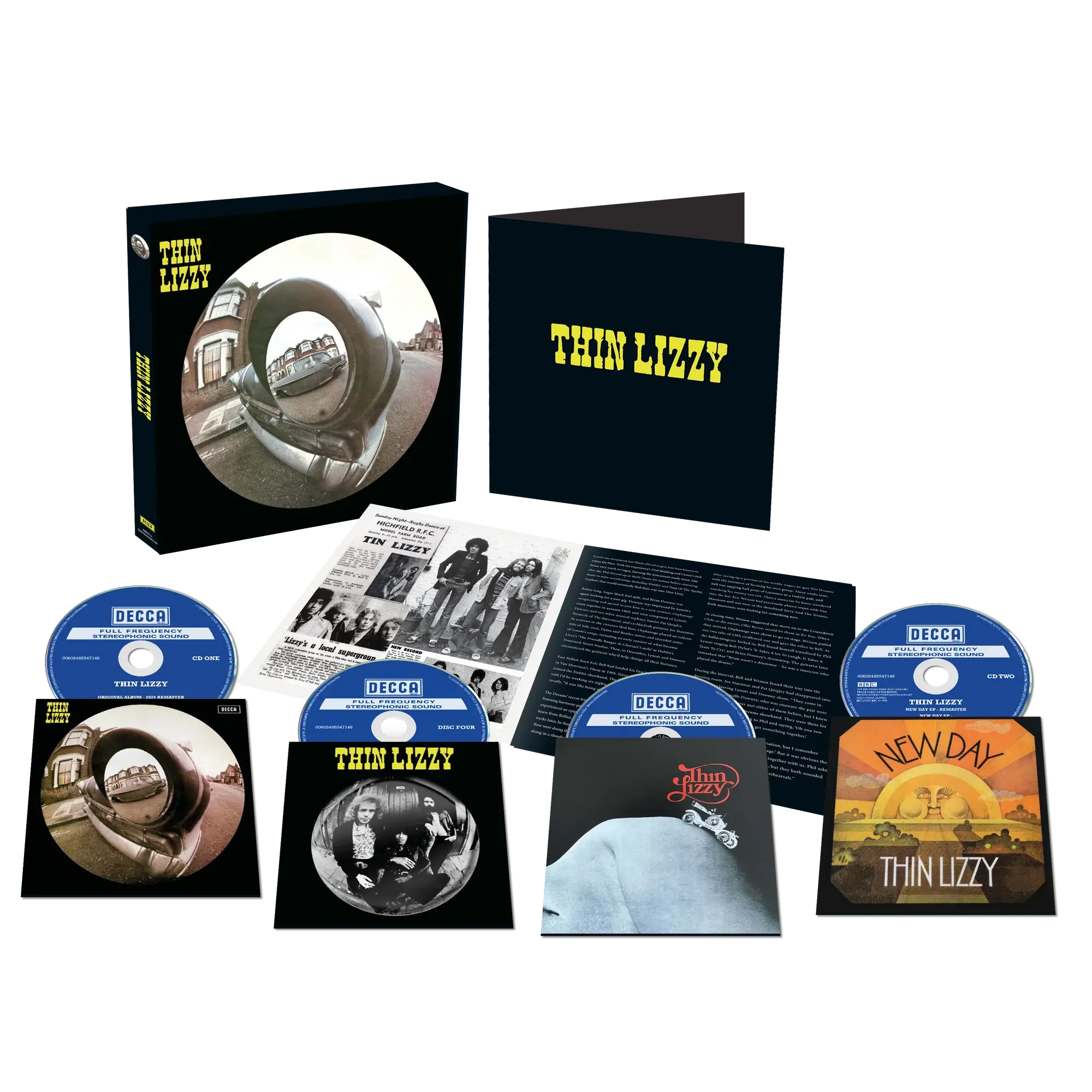 Thin Lizzy - Thin Lizzy (55Th Anniversary) [Super Deluxe 3 CD/Blu-Ray Audio] Music CD