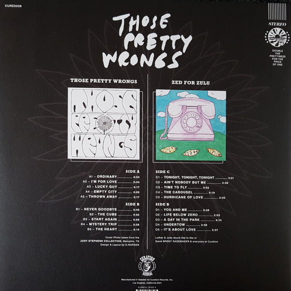 Those Pretty Wrongs & Zed For Zulu | Mint (M) Mint (M)