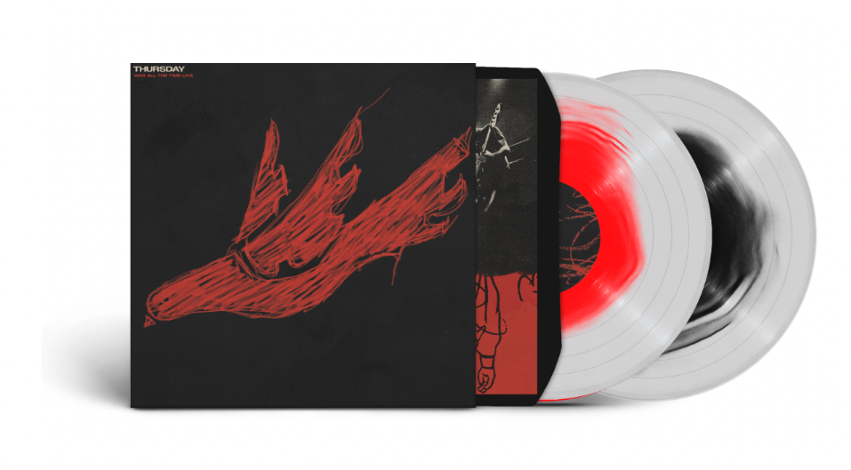 Thursday War All The Time (Live) (20th Anniversary Edition, Color in Color: Opaque Red in Clear) (2 Lp's) Vinyl Record