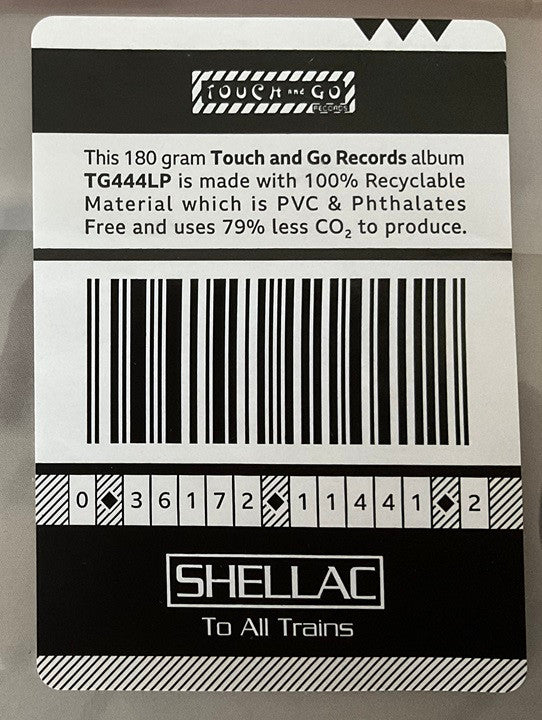 Shellac To All Trains (180g) Vinyl Record