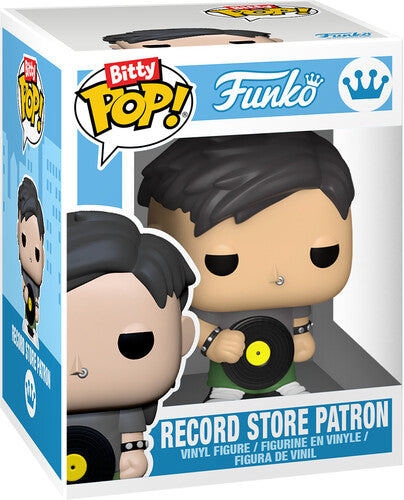 Funko - Funko Bitty POP! Towns: City Patron & Record Store (Vinyl Figure, Collectible) | Mint (M) Mint (M)