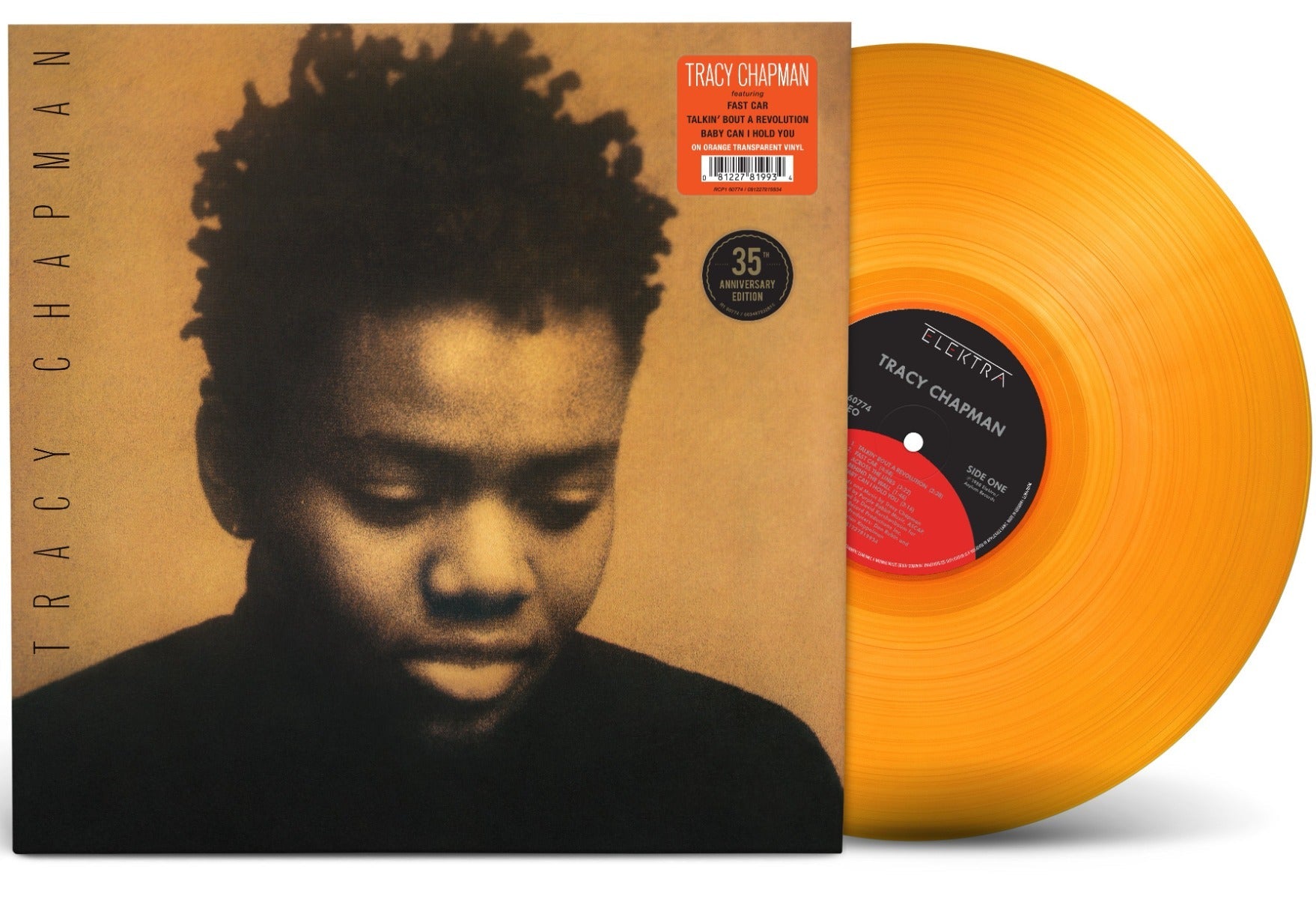 Tracy Chapman (Indie Exclusive, Orange Transparent) Vinyl Record