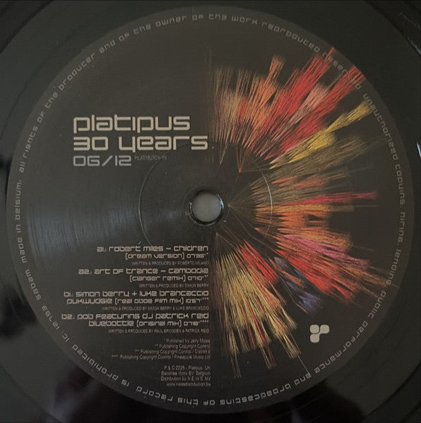 Platipus 30 Years 06/12 (VINYL 12") | Mint (M) Mint (M)