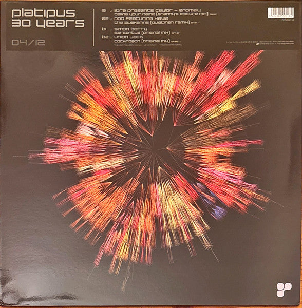 Platipus 30 Years 04/12 (VINYL 12") | Mint (M) Mint (M)