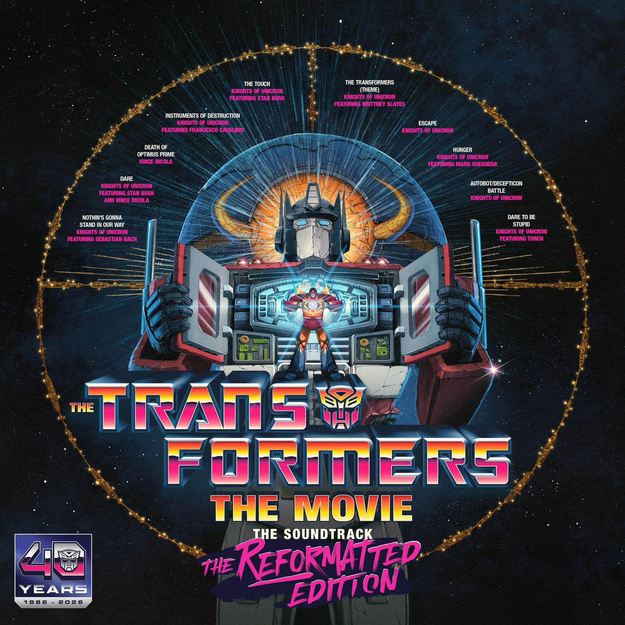 Transformers - The Movie, The Soundtrack, The Reformatted Edition [Energon Pink] Vinyl Record