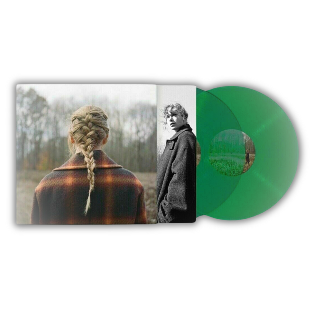Taylor Swift - Taylor Swift - Evermore (Translucent Green Vinyl/2LP) & Fearless (Taylor's Version) (Gold Vinyl/3LP) & Speak Now (Taylor's Version) (Orchid Marbled Vinyl/3LP) & Tortured Poets Department (X) (Ghosted White Vinyl/2LP/Manuscript- Bonus