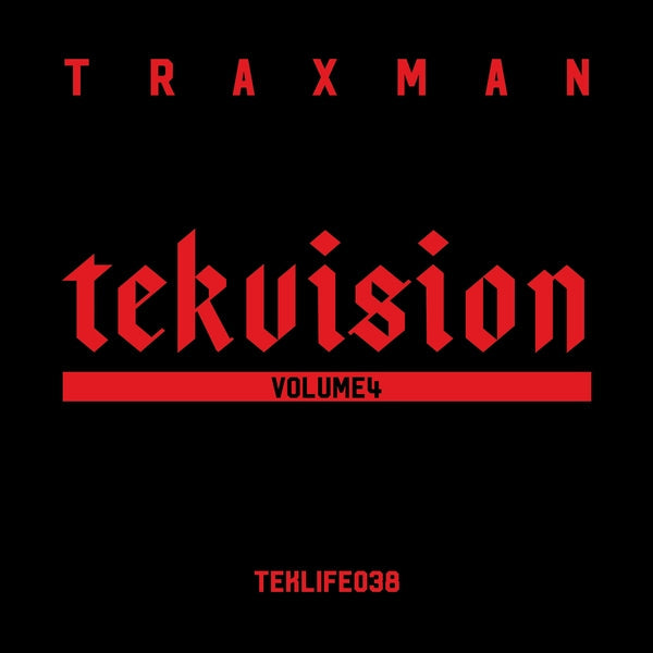 Traxman - Tekvision Volume 4 [LP] Vinyl Record