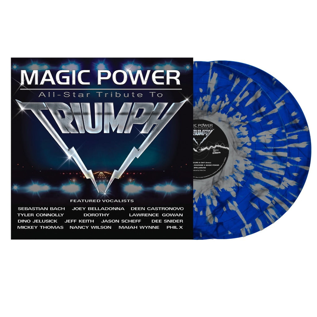 Magic Power: All Star Tribute To Triumph (Indie Exclusive) (Blue/White Splatter Vinyl) (2LP) Vinyl Record