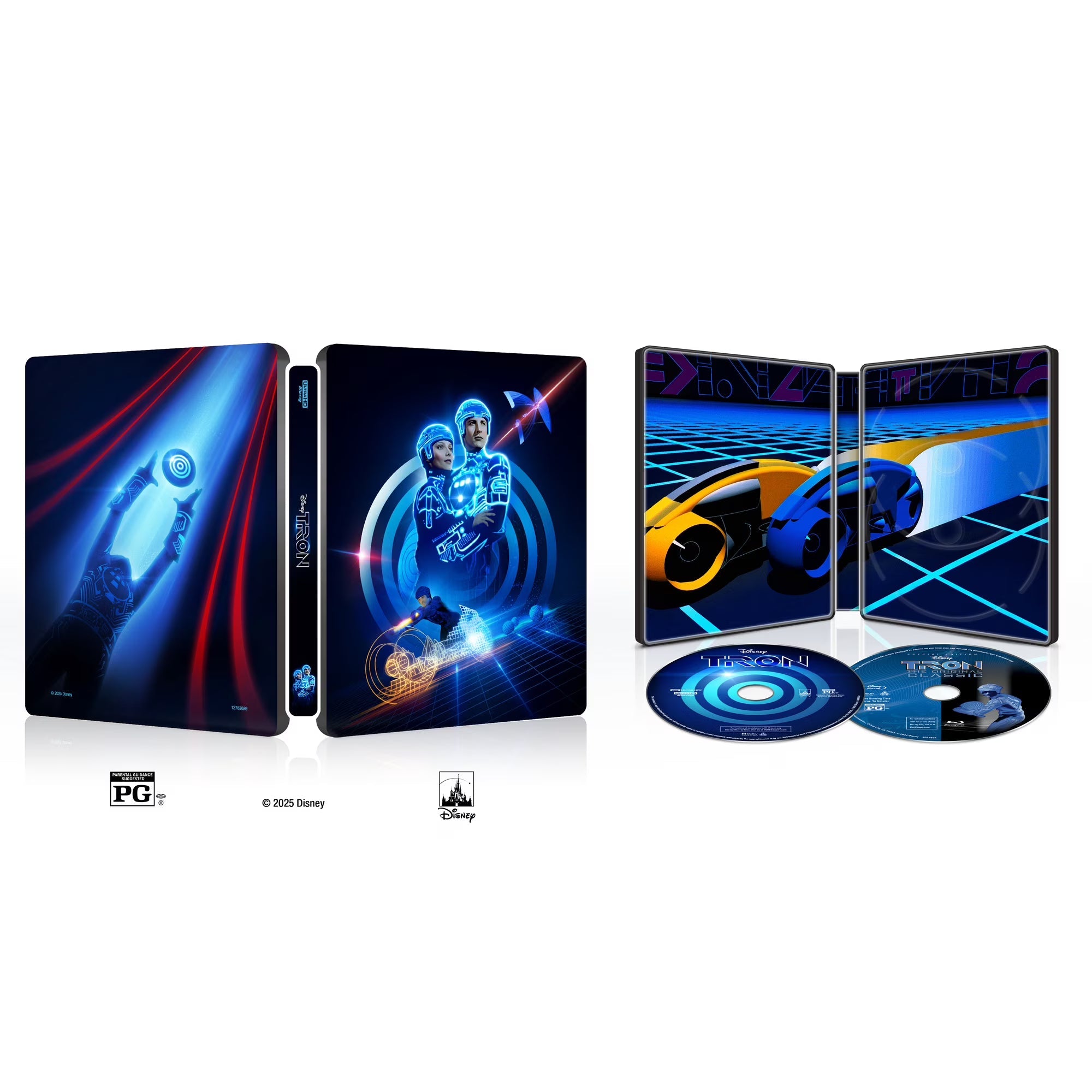 Tron - Limited Edition Steelbook (4K UHD + Blu-ray + Digital)