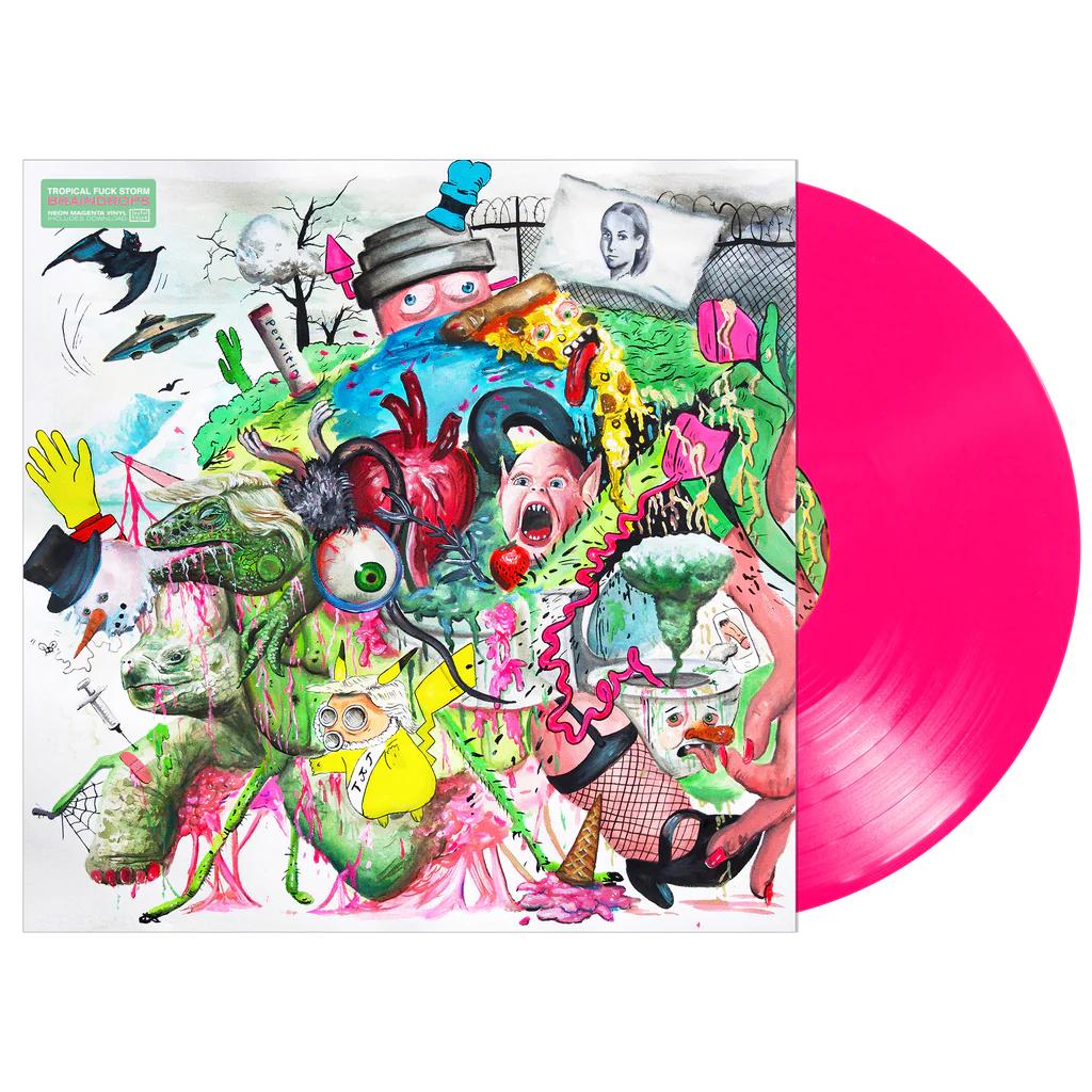 Tropical Fuck Storm - Braindrops (Neon Magenta Colored Vinyl) Vinyl Record