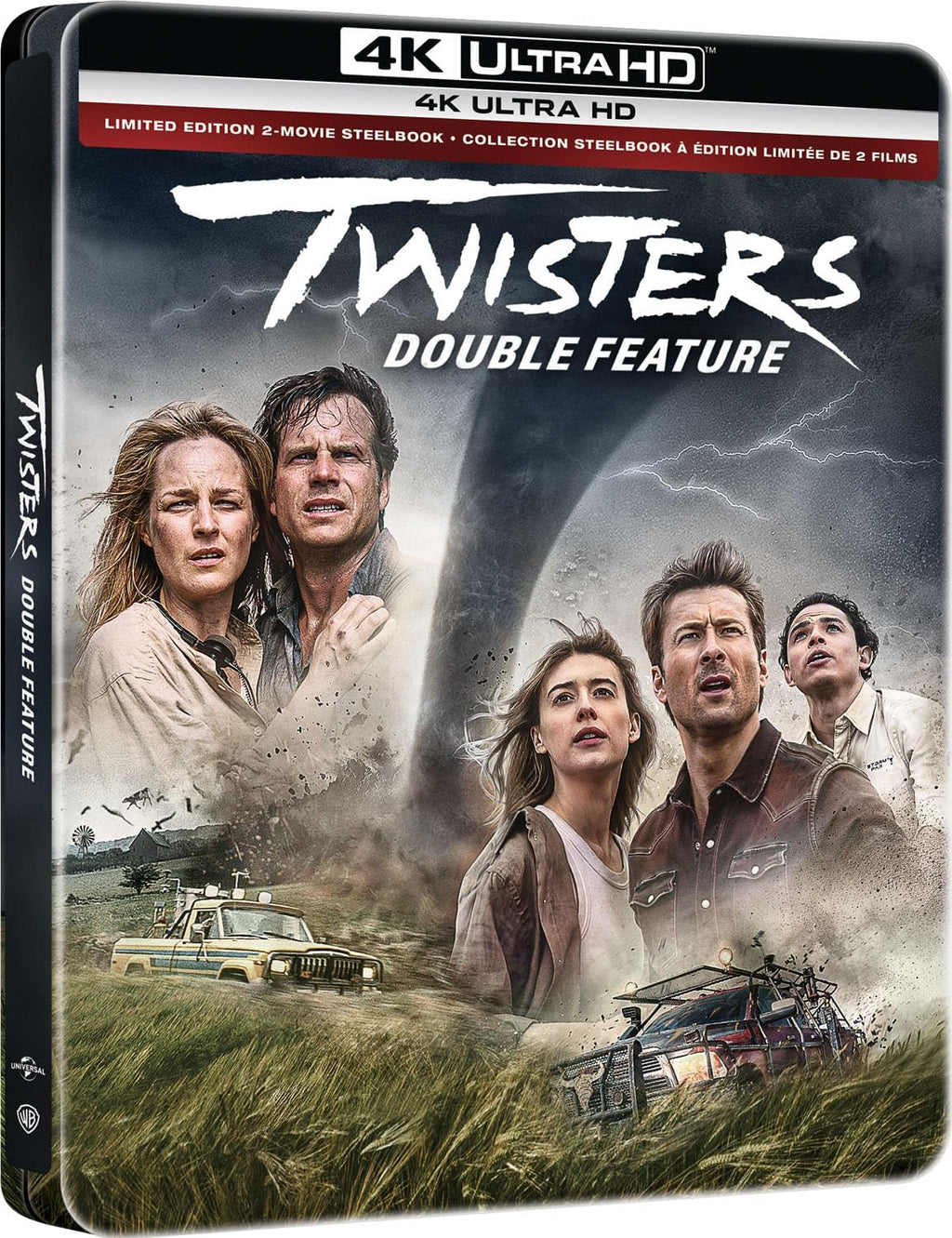 Twisters Double Feature - Limited Edition 2-Movie Steelbook (4K Ultra HD)