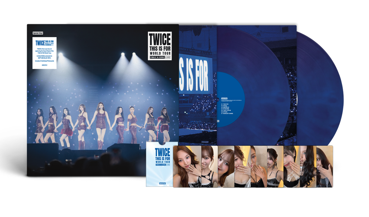TWICE - Twice Special Vinyl (This Is For) World Tour Finale In Seoul - Live [Neptune Blue Vinyl] [2LP] Vinyl Record