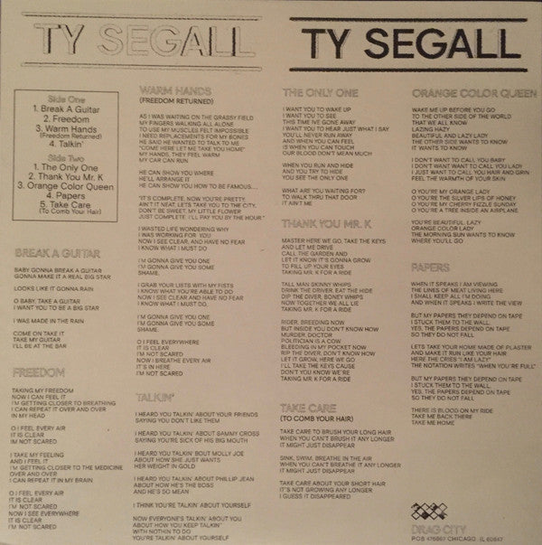 Ty Segall | Mint (M) Mint (M)