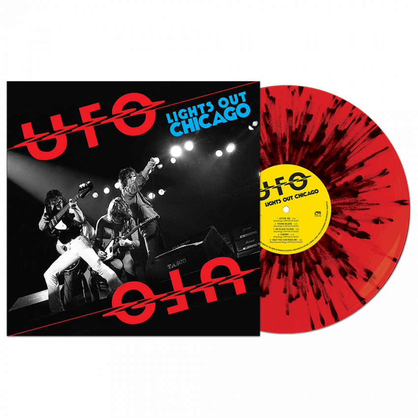 Lights Out IN Chicago (Limited Edition,Colored Vinyl, Red & Black Splatter) Vinyl Record