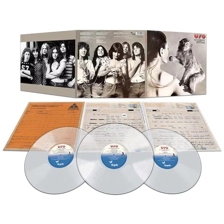UFO No Heavy Petting (2023 Remastered Deluxe Edition) (Colored Vinyl, Clear Vinyl, Deluxe Edition, Gatefold LP Jacket, Remastered) (3 Lp's) Vinyl Record