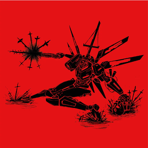 Ultrakill Soundtrack Volume 1: Infinite Hyperdeath (3LP Blood Red) Vinyl Record
