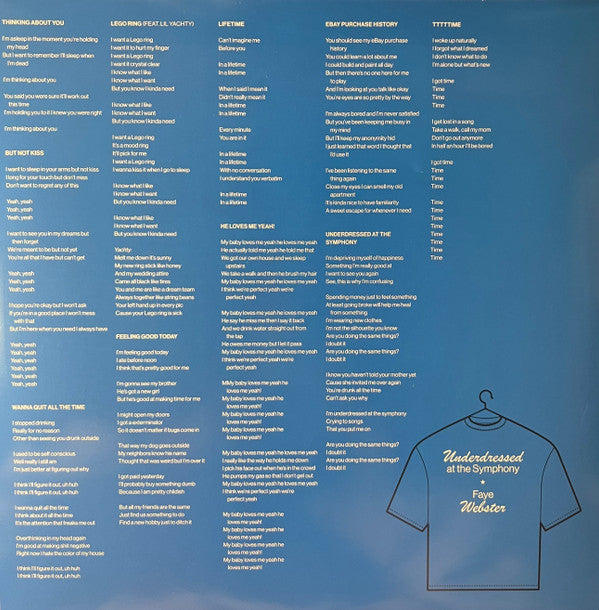 Faye Webster - Underdressed At The Symphony (Blue Chandelier Splatter)SPLATTER [Vinyl]