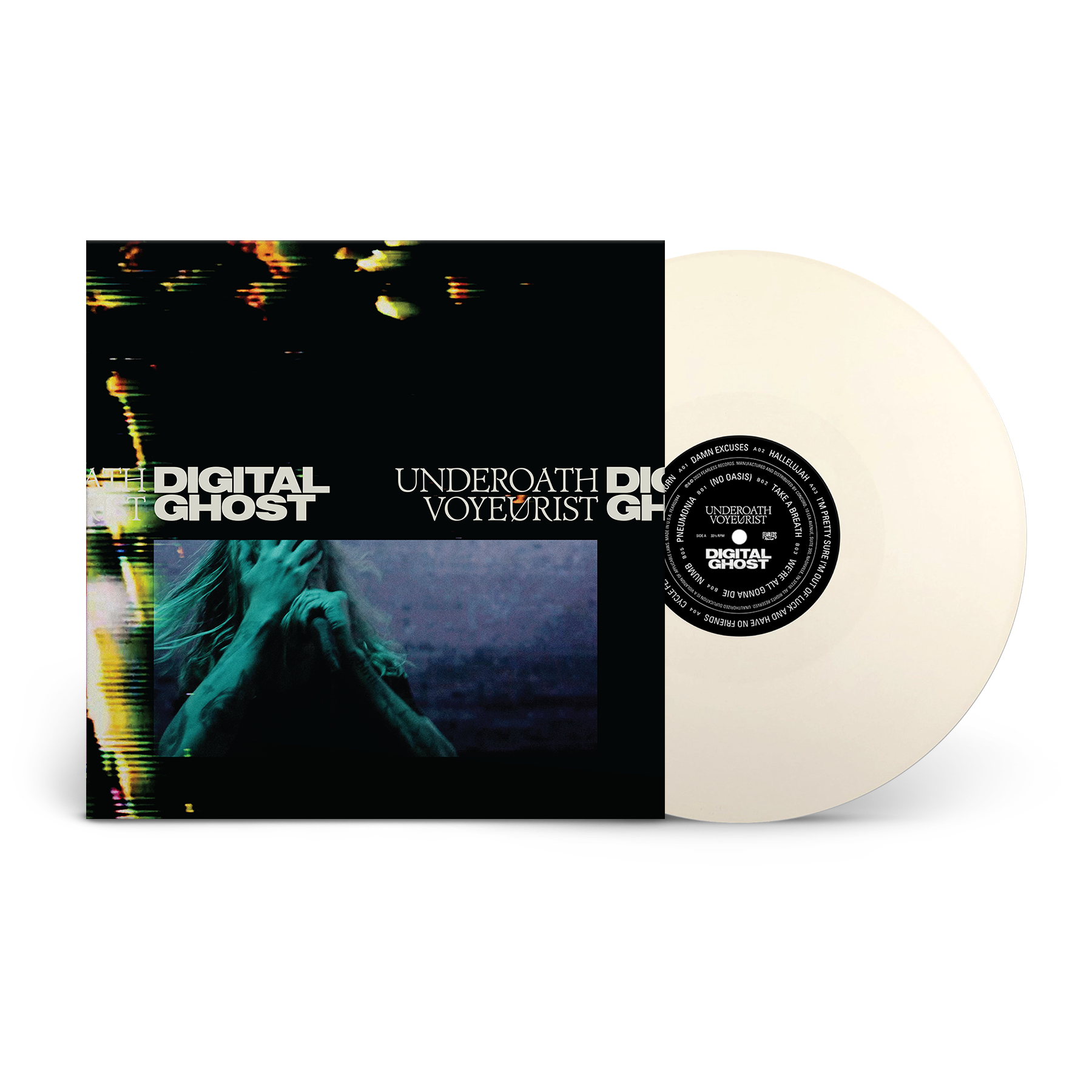 Underoath - Voyeurist | Digital Ghost LP (Limited Edition – Only 300 Made, Bone Vinyl) - Vinyl Record