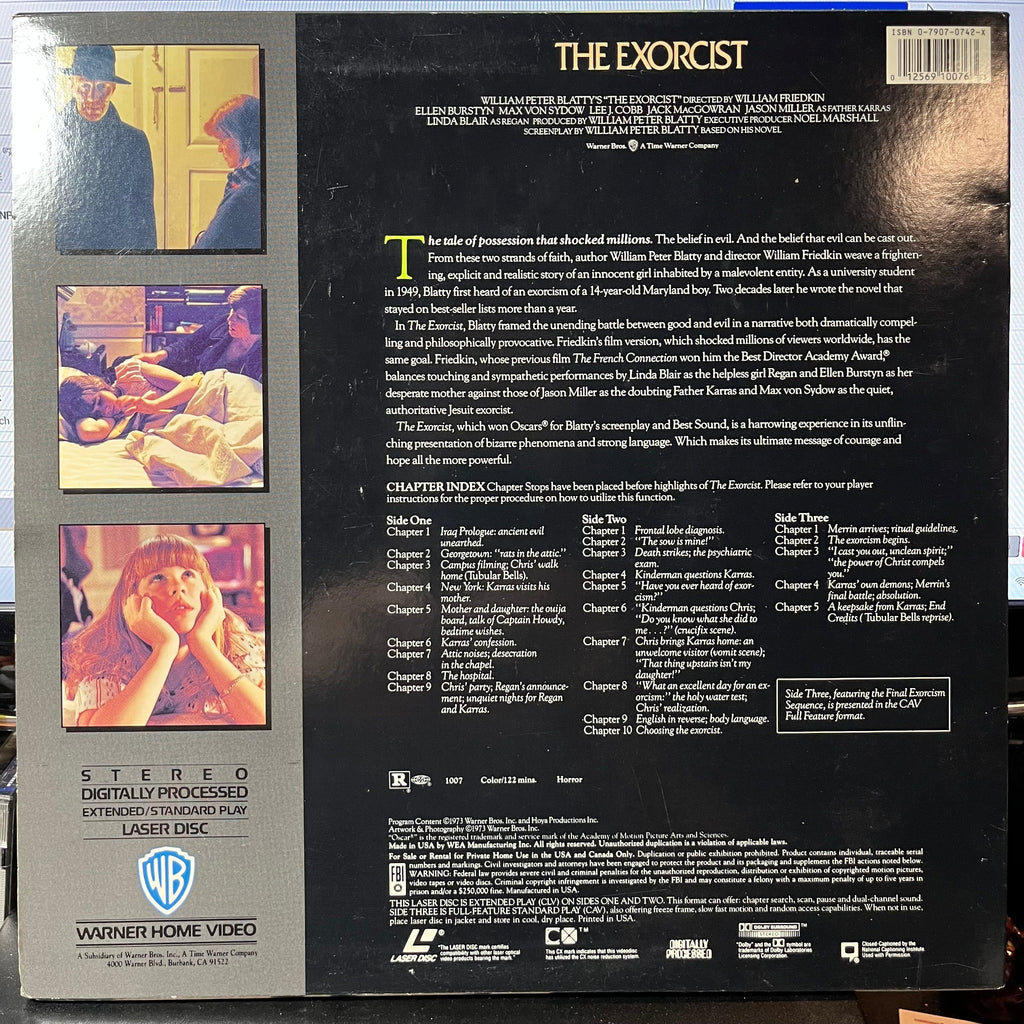 - THE EXORCIST (LASER DISC MOVIE) |