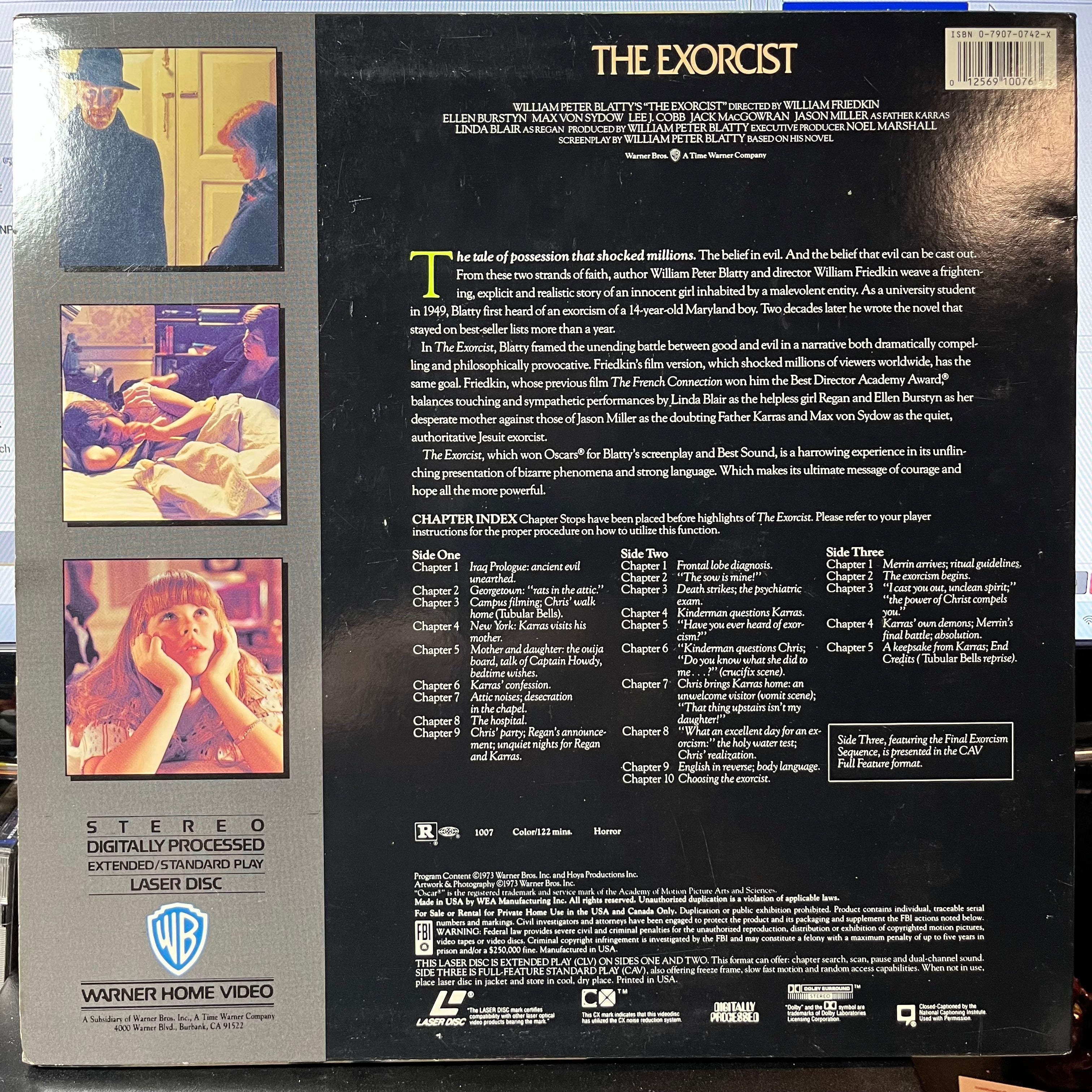 - THE EXORCIST (LASER DISC MOVIE) |