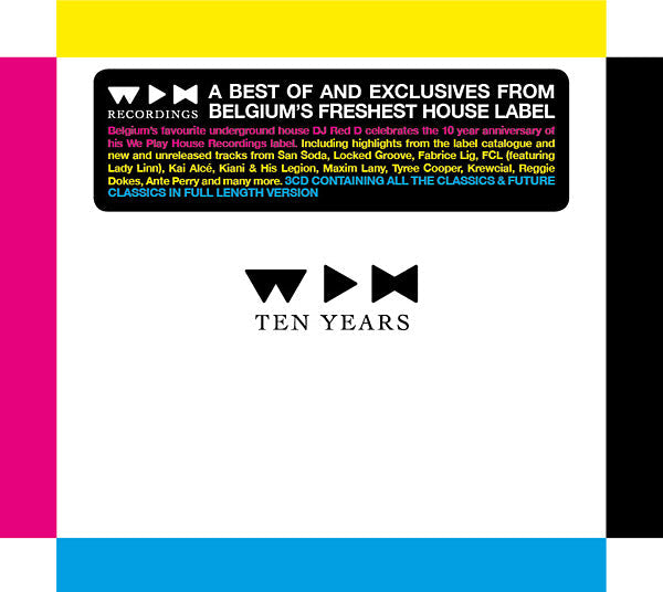 We Play House Recordings 10 Years Music CD