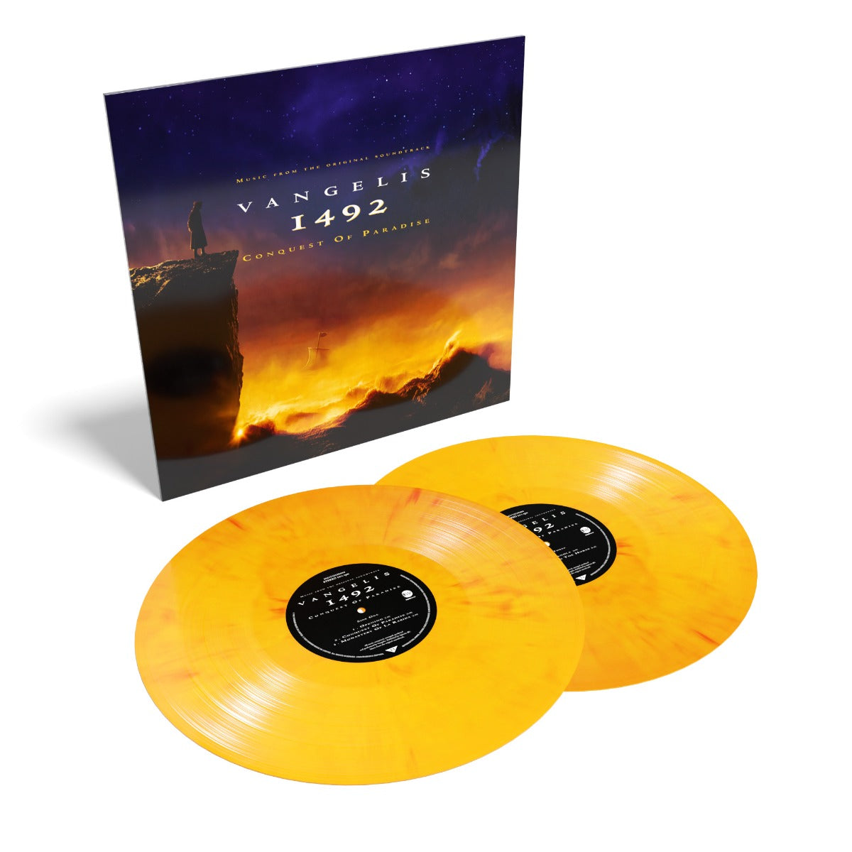 Vangelis - 1492: Conquest Of Paradise (Music From The Original Soundtrack)(2x Yellow Flame Vinyl) | Mint (M) Mint (M)